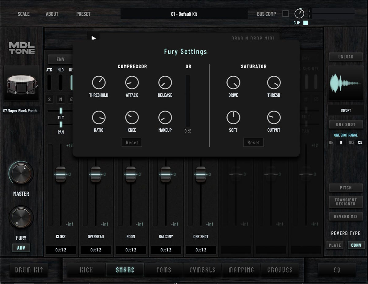 'Fury' Parallel Compression & Saturation