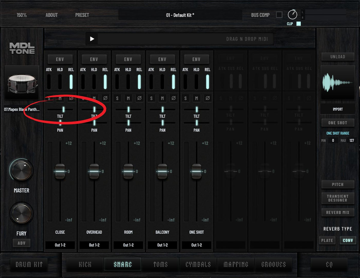 Tilt EQ